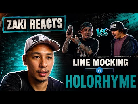𝐙𝐚𝐤𝐢 𝐑𝐞𝐚𝐜𝐭𝐬 - Lhipkram vs Invictus | Line mocking vs Holorhyme