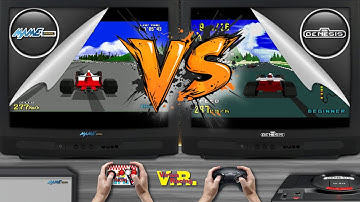 Virtua Racing 🎮 Arcade vs Sega Genesis | Side-by-Side Comparison