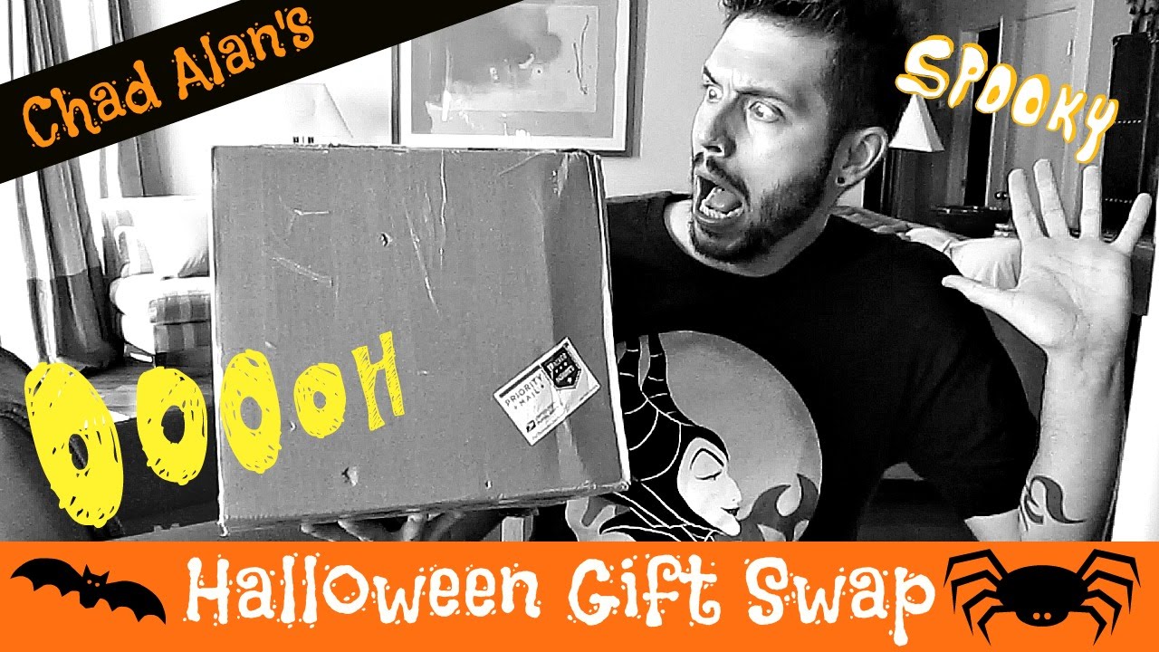 HALLOWEEN GIFT SWAP CHALLENGE WITH CHAD ALAN - SURPRISE PACKAGE OPENING