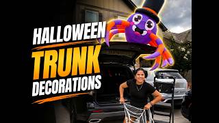 MUST!!! watch this Halloween Trunk Decoration in Action! - 5ft Lighted Trunk Or Treat Car Decoration