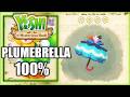 Yoshi and the Mysterious Book - Plumebrella All Discoveries & Smiley Flowers 100% All Collectibles