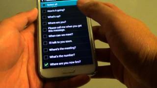 Samsung Galaxy S5: How to Delete Text Messaging App Quick Responses Text screenshot 5
