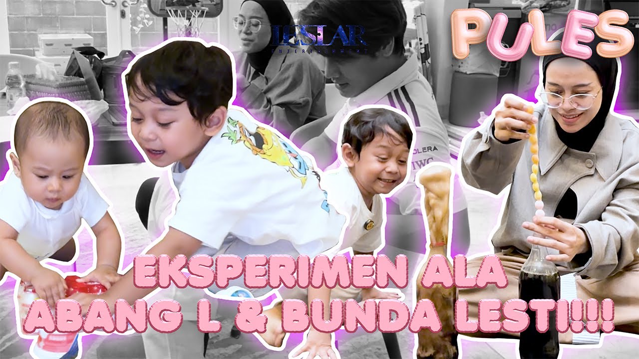 PULES : KESIBUKAN ABANG L KERJA, BELANJA & EKSPERIMEN BARENG BUNDA LESTI!!!