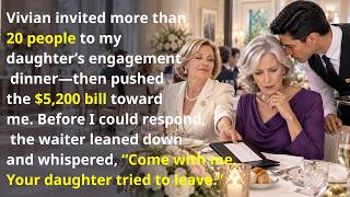 Information My Daughter’s Future MIL Slid Me the $5,200 Bill—Then the Waiter Leaned Over and Said,“Come With Me” News