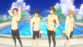 京アニ　 水泳編CM　　free！