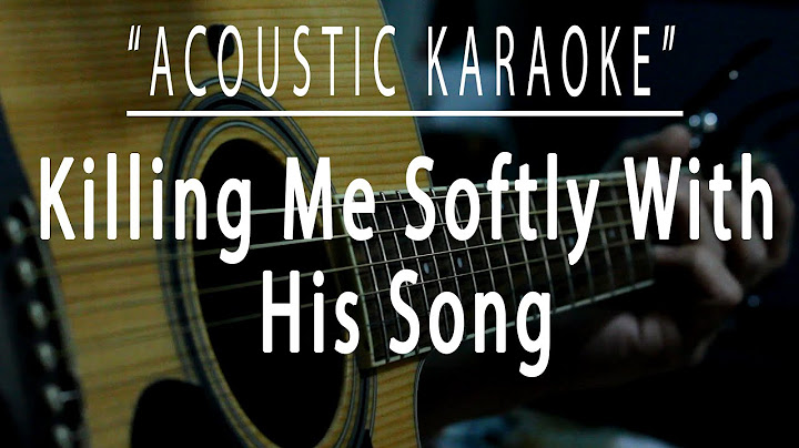 Killing Me Softly Acoustic version - Acoustic performance video thumbnail