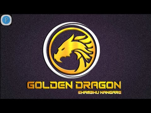 Golden Dragon Logo Design Tutorial Professional Logo Design In Android Sn Creation Youtube