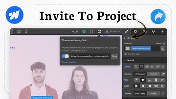 Een project delen in Webflow (leden uitnodigen)