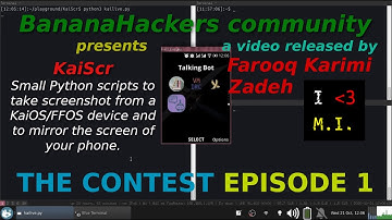 KaiScr: screenshots and screen mirror for KaiOS - video by Farooq for THE CONTEST - EPISODE1