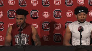POSTGAME: Jamyest Williams, A.J. Turner on the Garnet & Black Spring Game — 4/6/19