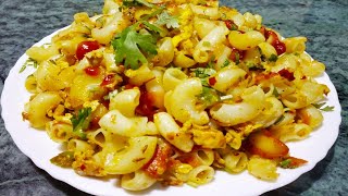 Egg Macaroni | Indian style Egg Macaroni pasta