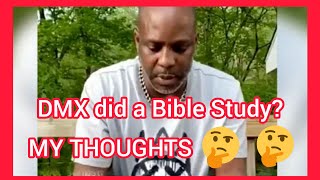 Dmx Did A Bible Study On His Instagram Live.