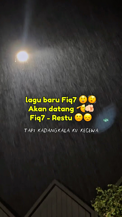 lagu baru fiq7 🫨🫨 #Restu