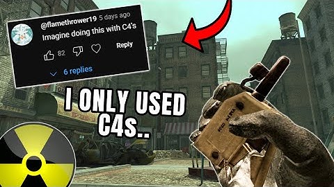 My Viewers Asked For A C4 Nuke Challenge.. so i lost my mind completely (MW2)