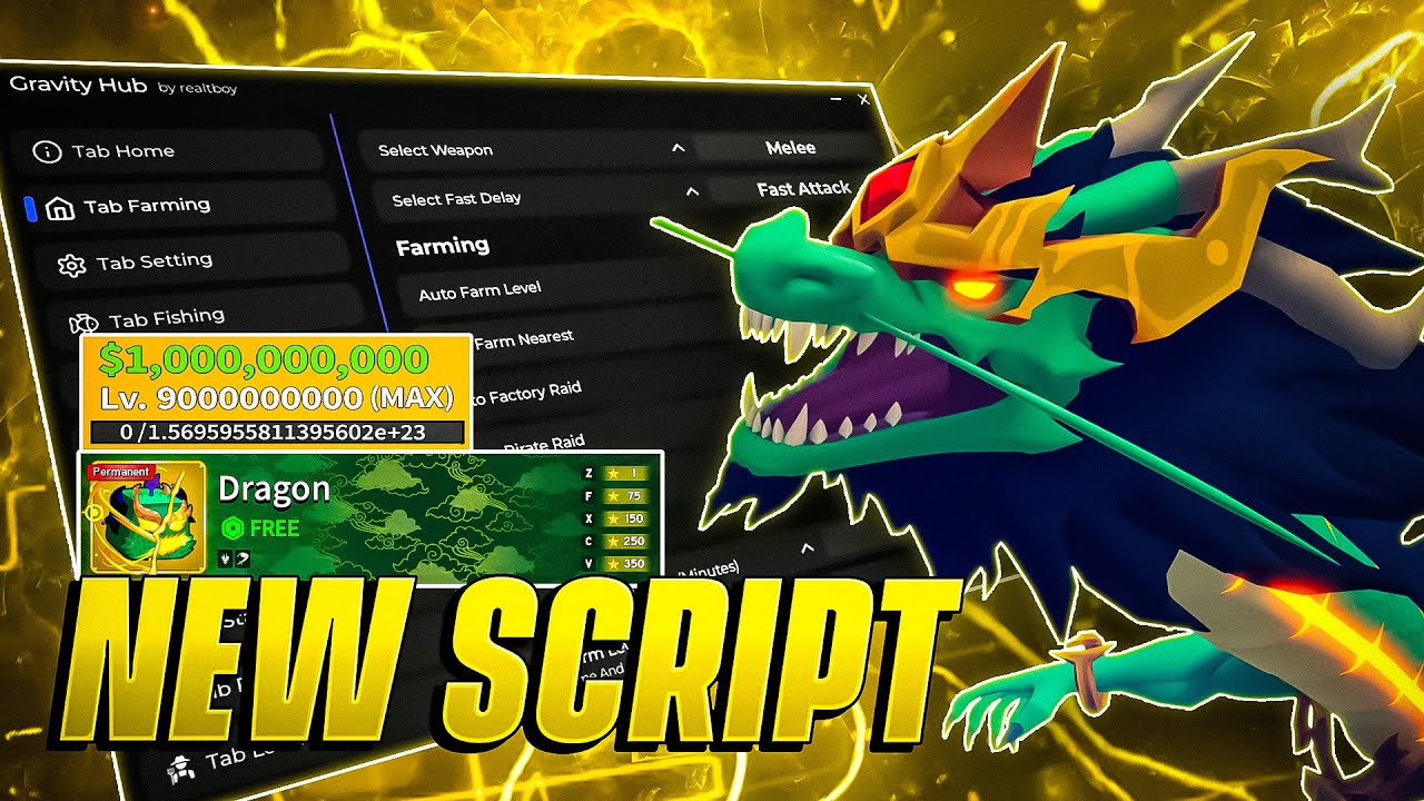 Blox Fruits Script 🐉 UPDATE NO KEY | Auto Farm + ESP + Auto Sea + Third Sea Fast