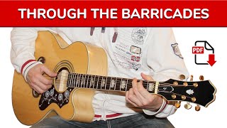 Video thumbnail of "THROUGH THE BARRICADES 🎸 SPANDAU BALLET (INTRO + TAB)"