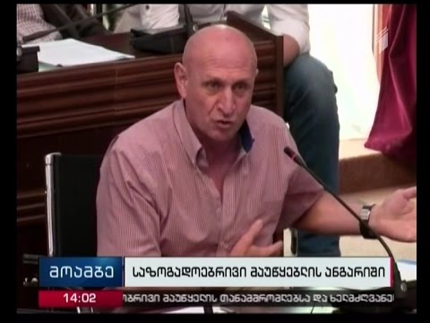 პარლამენტში სსმ-ის ანგარიშს ისმენენ