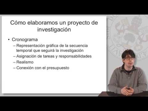 05. ELABORACIÓN DE UN PROYECTO DE INVESTIGACIÓN (II)