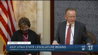 2021 Utah legislature begins with COVID-19 tests and extra police