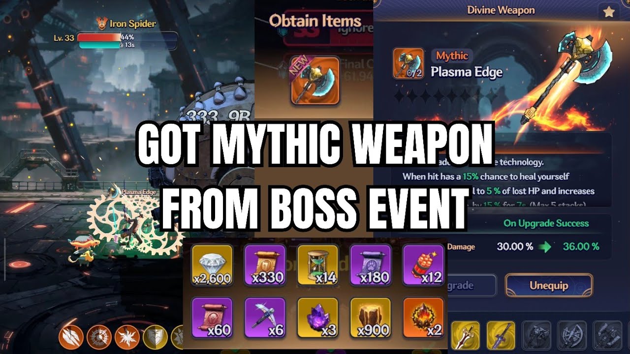 Legend of Avatar: World Boss Iron Spider Event | Free Mythical Weapon Drop! 🔥