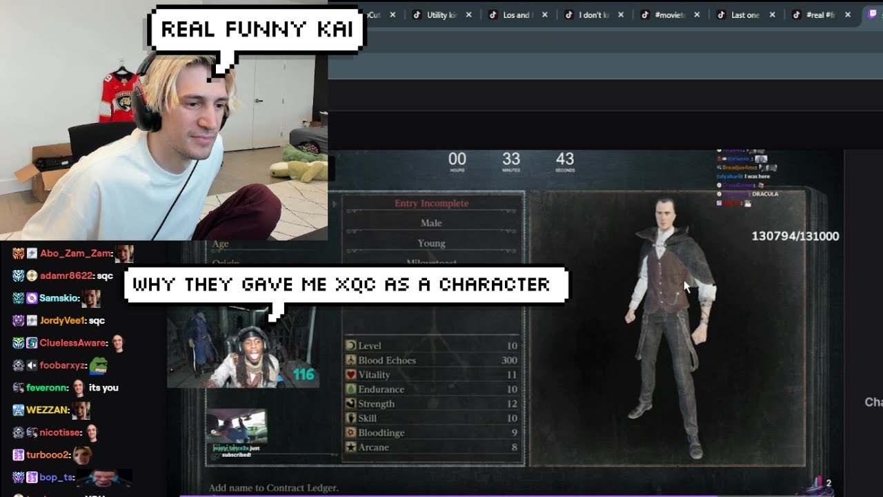 xQc reacts to Kai Cenat saying his Character looks like Him - YouTube