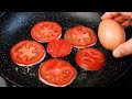 1 tomate 2 oeufs  recette rapide parfaite pour le petitdjeuner recette simple et dlicieuse