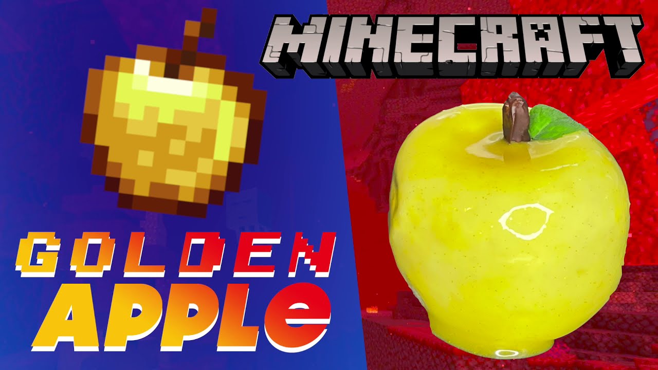 How to make Golden Apple from MINECRAFT - Golden Apple DIY 