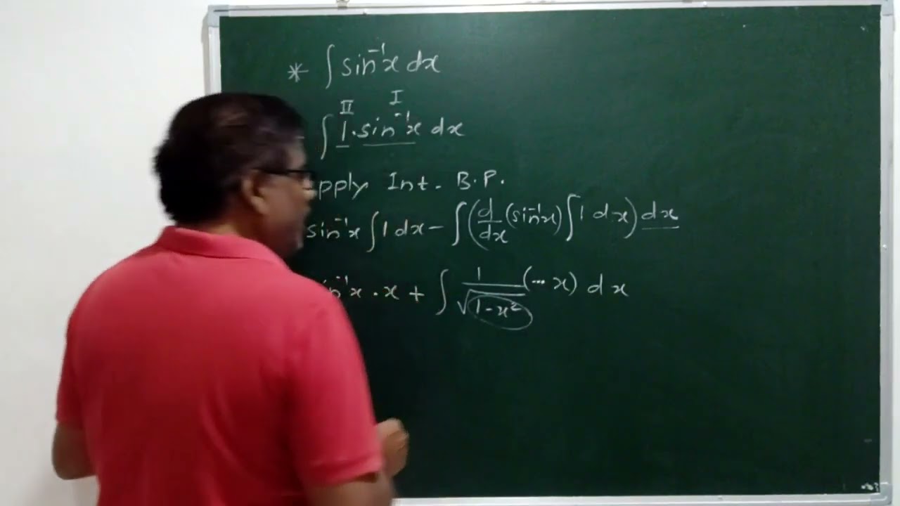 Integration Of Sin Inverse X YouTube Integration Of Sin Inverse X YouTube