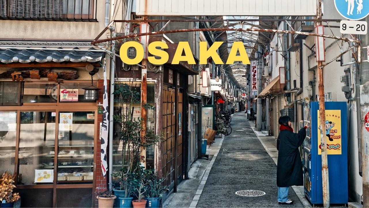 Osaka’s Retro Neighborhood 🌿 Nakatsu | Cafés, Quiet Alleys & Sunset Views