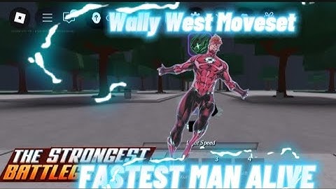 TSB WALLY WEST MOVESET SCRIPT, FASTEST MAN ALIVE, 2X SPEED