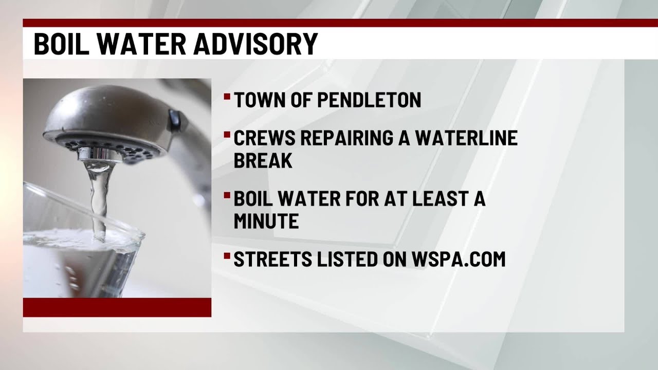 Boil Water Advisory Issued After Water Line Break in Local Community ...