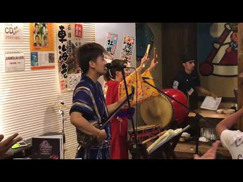 沖縄 国際通り 居酒屋ちぬまん 島唄ライヴ カチャーシー
