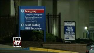 Man crashes car into Detroit-area emergency room entrance