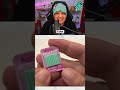 The Saddest birthday cake 😭 #mini #food #unboxing