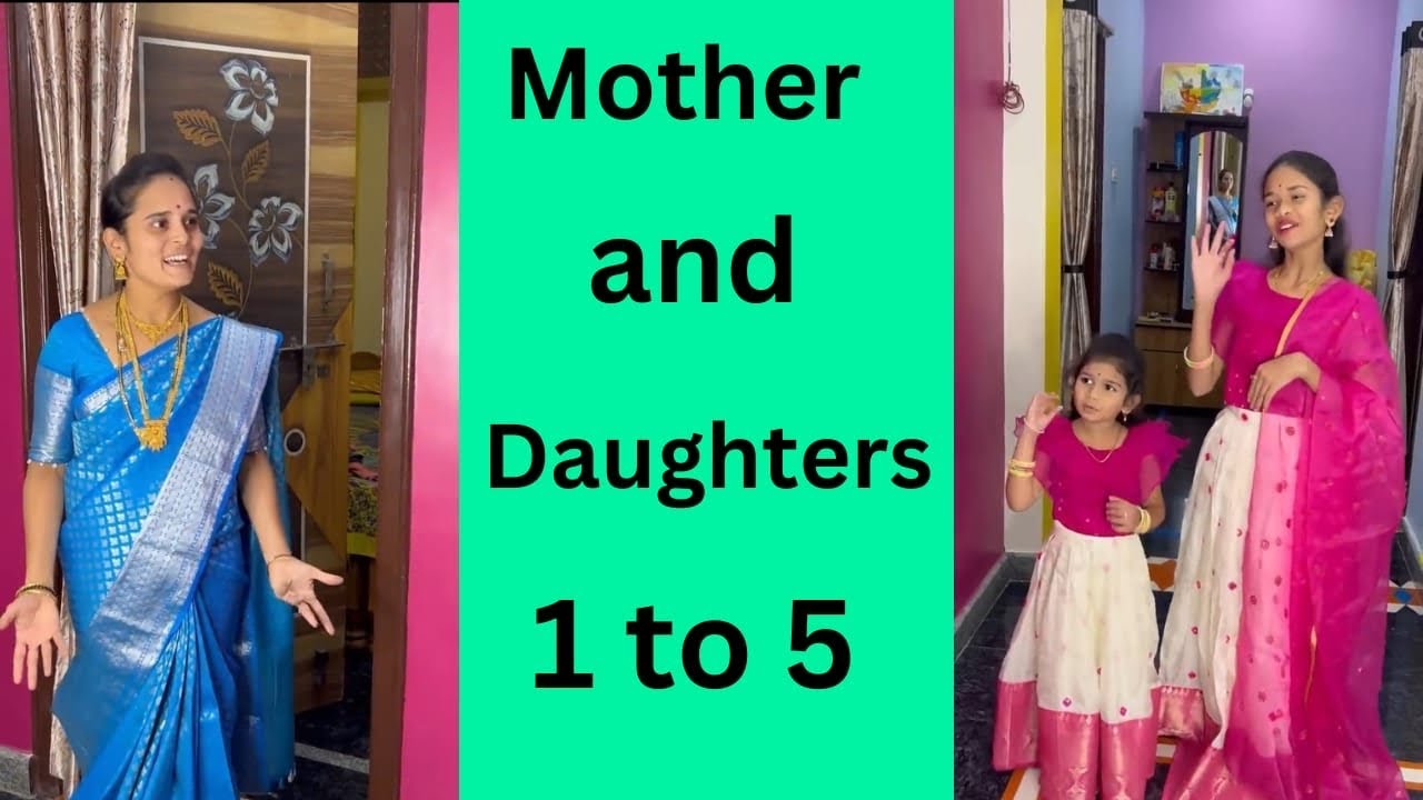 Mother and daughters part-1 to 5😂😜❤️