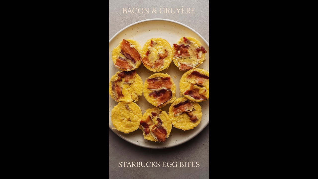 Starbucks Sous Vide Egg Bites, Bacon and Gruyere, 21 oz