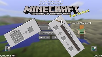 Minecraft Pocket Edition 0.14.0 - Windows 10 Edition UI Mod Showcase!