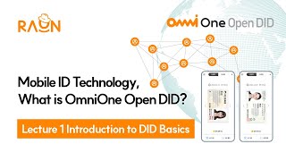 [Lecture 1] Introduction to DID Basics | Mobile ID Technology, OmniOne Open DID Lecture
