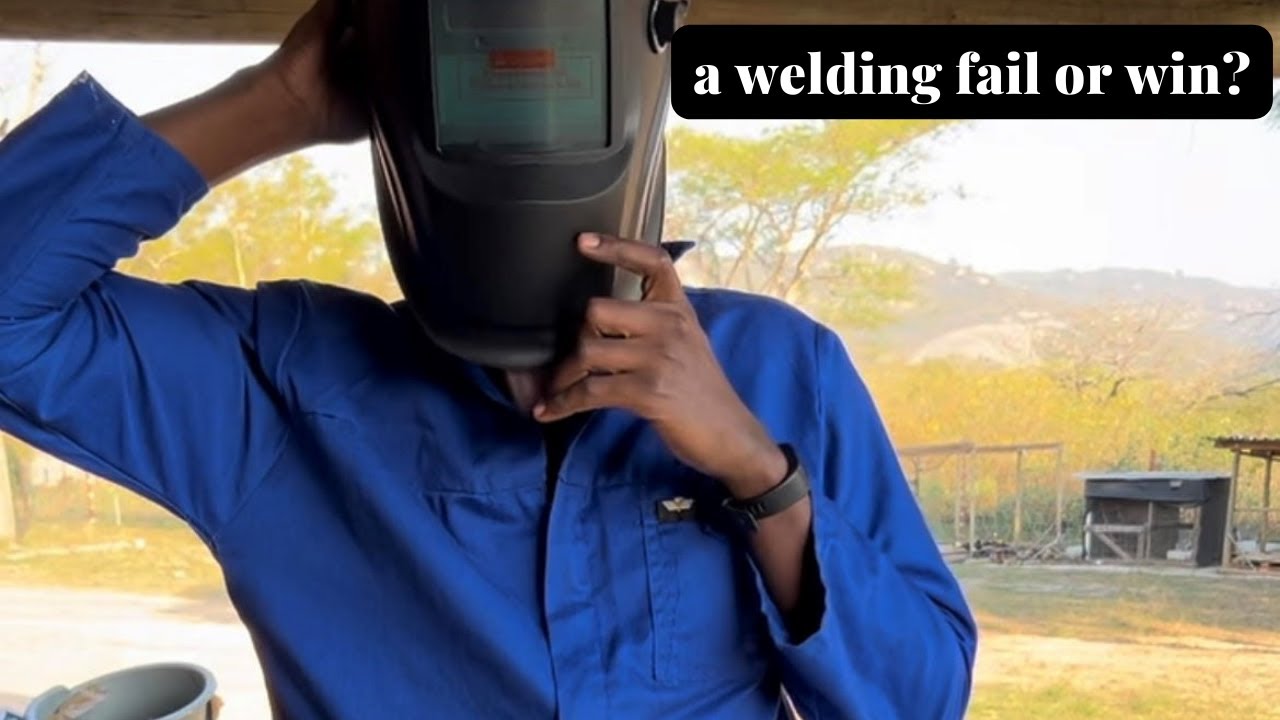 Welding with no experience | DIY pole rammer | Millennial Homesteader