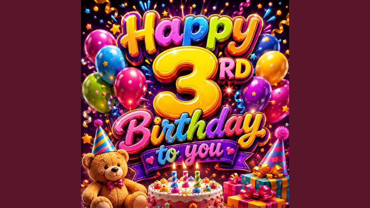 Happy 3rd Birthday To You - YouTube