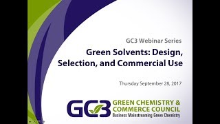 Green Solvents: Design, Selection, and Commercial Use