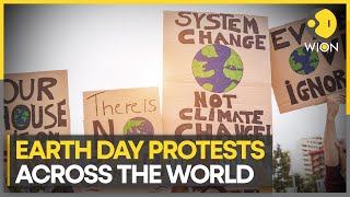 Climate activists worldwide hold demonstrations to mark the 54th Earth Day celebrations | WION News