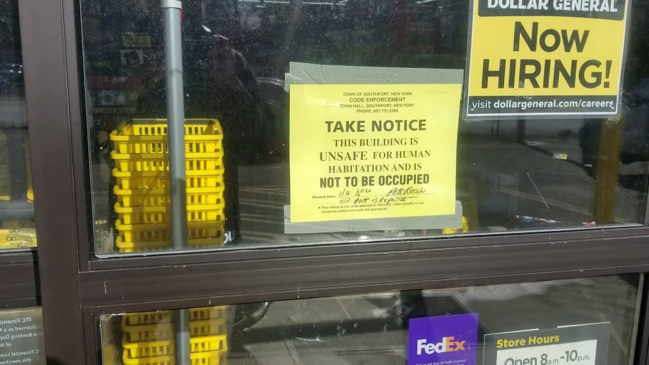 Wellsburg Dollar General closed by code enforcement after apparent wind