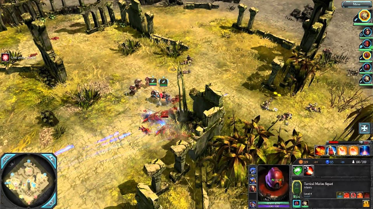 Warhammer 40k Dawn of War 2 Retribution Campaign Realism mod Skirimish