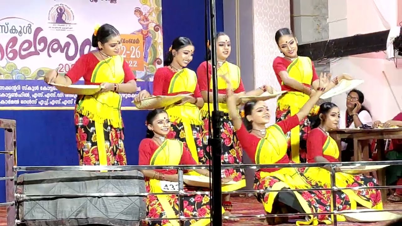 EP 2 Kerala school Kalolsavam Trivandrum Group Dance UP COTTON