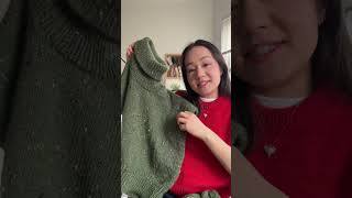 Love a chunky knit sweater! #knitting #winterspullover #knittingpatterns