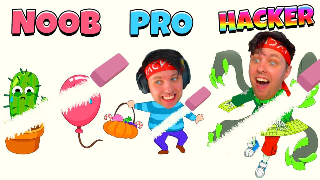 KAN VI SUDDA UT RÄTT SAK? NOOB vs HACKER (Delete One Part)