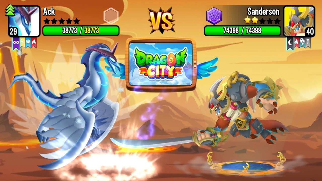 Dragon city - Skill combat High comet dragon