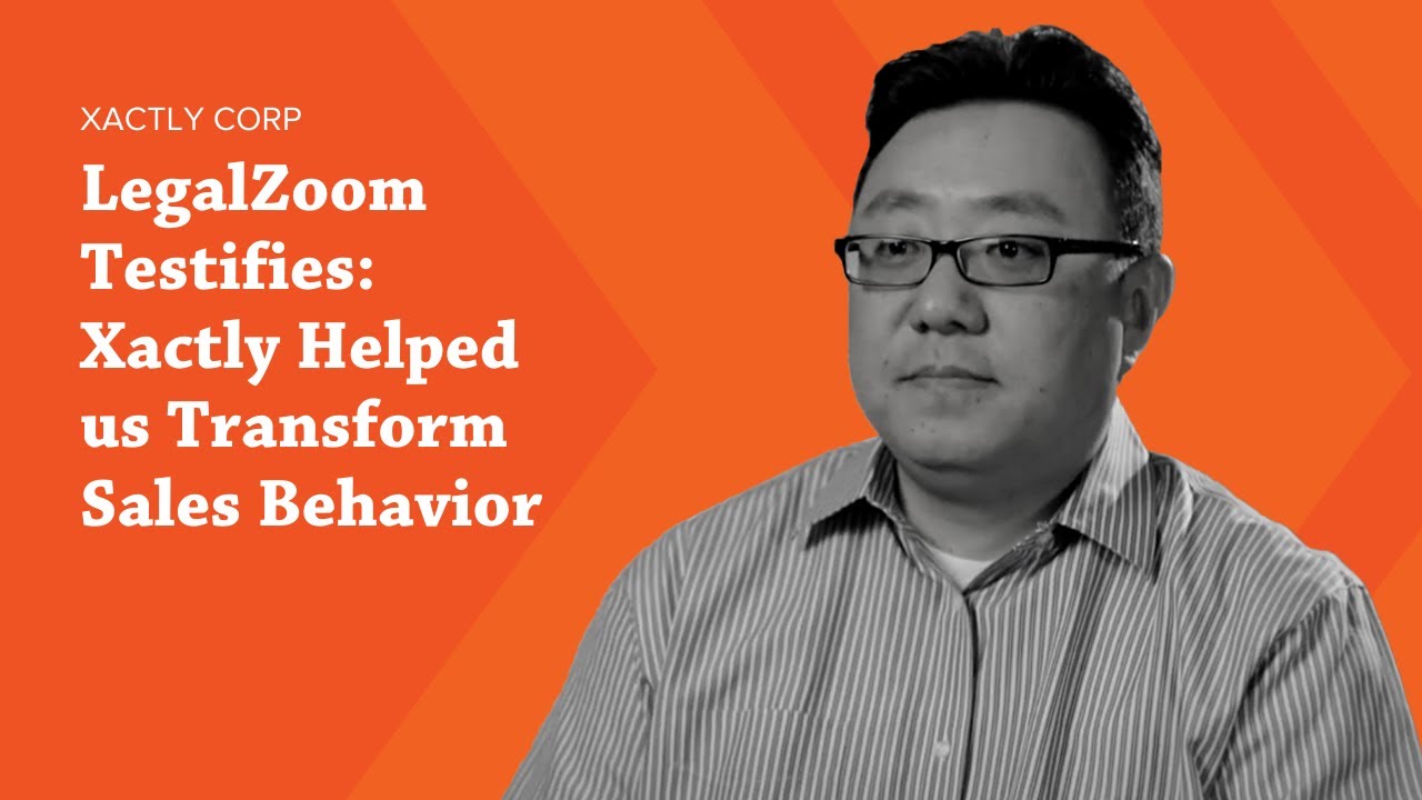 LegalZoom Testifies Xactly Helped us Transform Sales Behavior YouTube