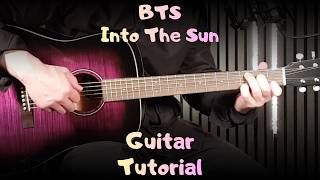 Into The Sun  Bts  How To Play On Guitar